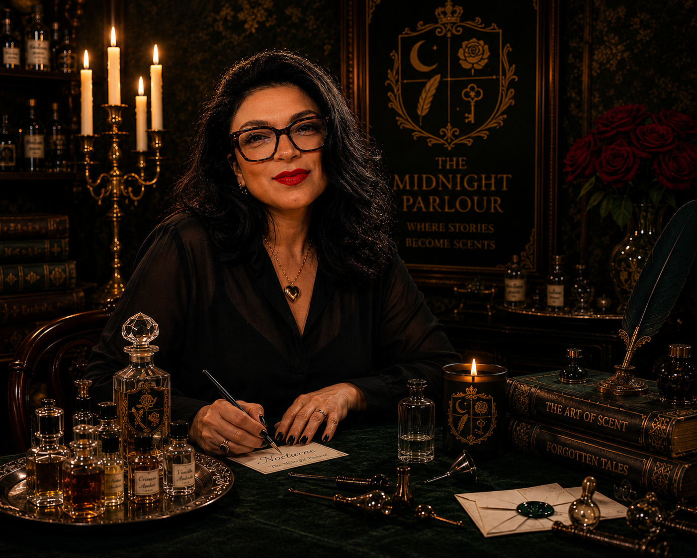 Magaly Zuniga, founder of The Midnight Parlour.